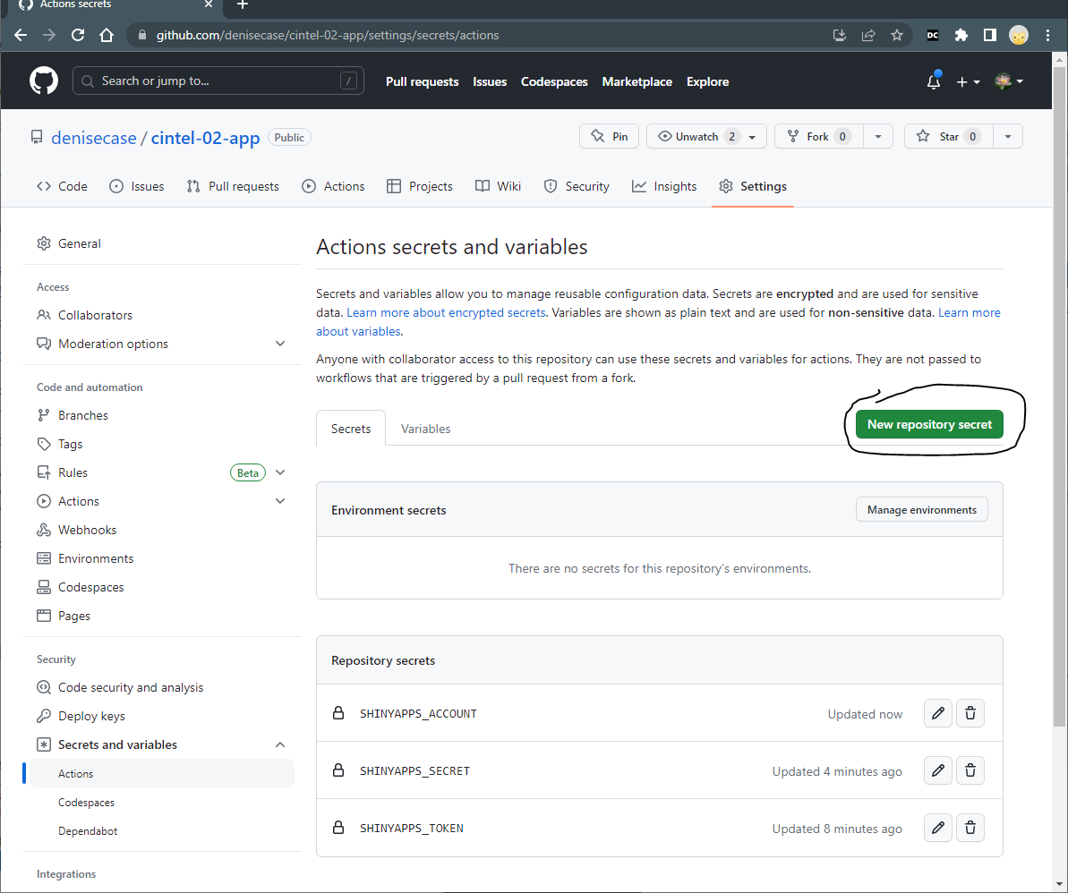 GitHub Secrets